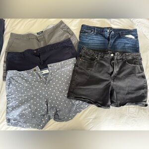 Old Navy Women's Shorts Collection - Gray, Navy, Denim, Polka Dot, Black